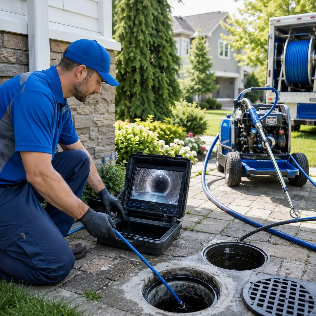 Outdoor drain cleaning professionals serving Marshallville, GA